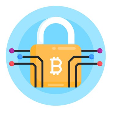 bitcoin. Web simgesi basit illüstrasyon