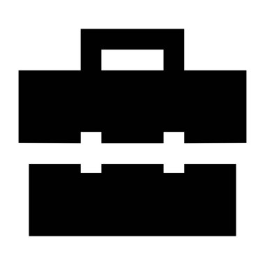 evrak çantası simgesi, vektör illüstrasyonu