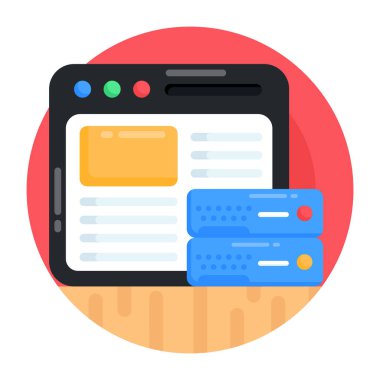 mobil uygulama. Basit tasarım