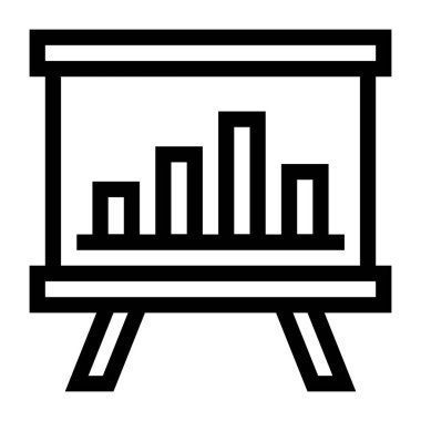 Sunum. Web simgesi basit tasarım