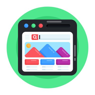 mobil uygulama. Web simgesi