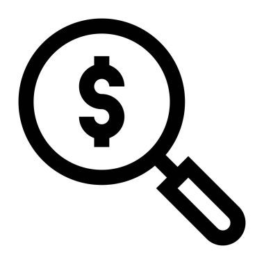 Ara. Web simgesi basit tasarım