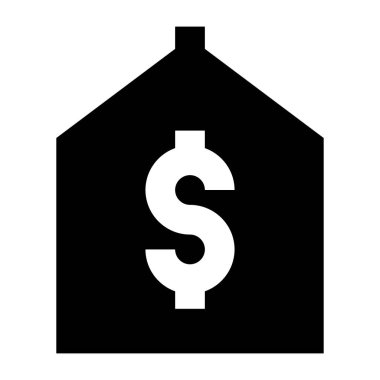 Dolar web simgesi basit tasarım