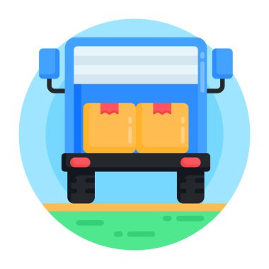 dağıtım web simgesi basit tasarım