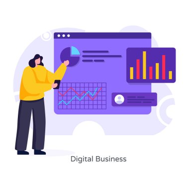 İş konsepti. Web simgesi