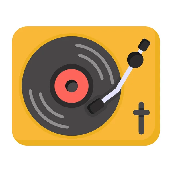 Reproductor Música Icono Vector Ilustración — Vector de stock