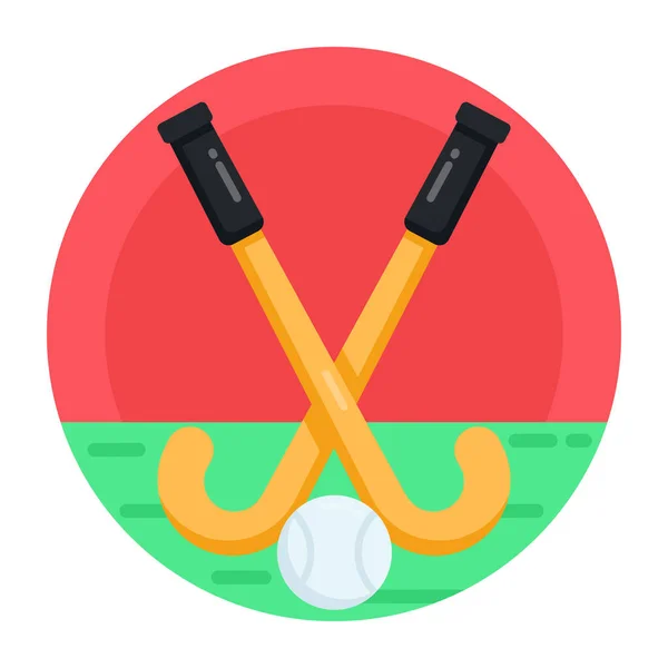 Vektor Illustration Einer Baseball Ikone — Stockvektor