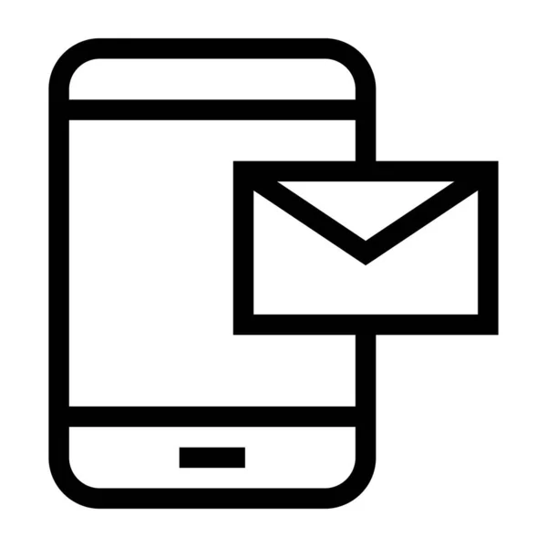 Mail Web Icon Vektor Illustration — Stockvektor