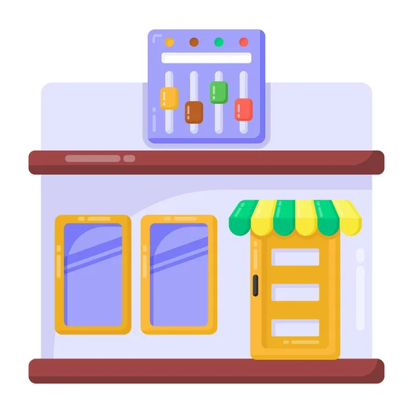 Tienda Icono Web Diseño Simple — Archivo Imágenes Vectoriales