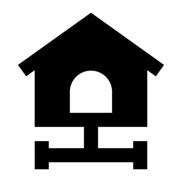 Casa Ícone Web Ilustração Simples —  Vetores de Stock