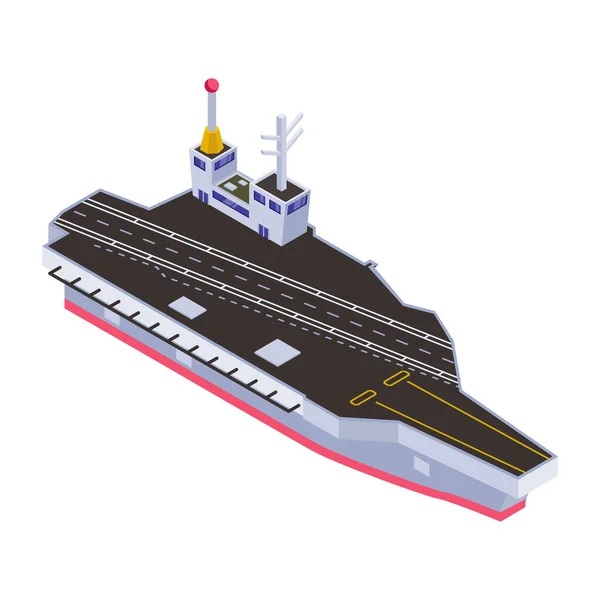 Icono Crucero Isométrico Los Iconos Vectoriales Petroleros Submarinos Para Diseño — Vector de stock