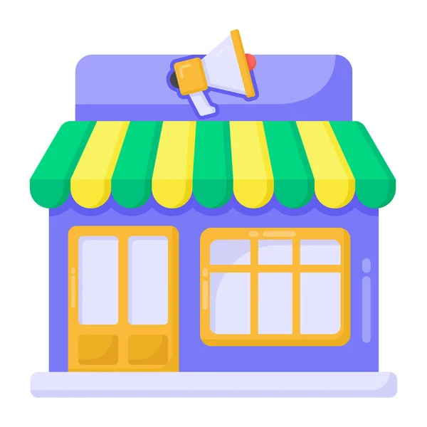 Store Web Icon Simple Design — Stock Vector