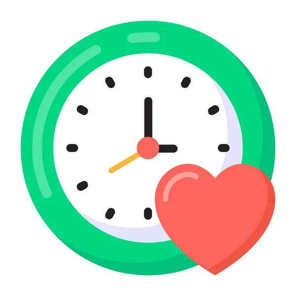 Reloj Tiempo Icono Vector Ilustración Diseño — Vector de stock