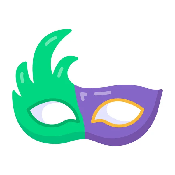 Karneval Maske Symbol Vektor Illustration Grafik Design — Stockvektor
