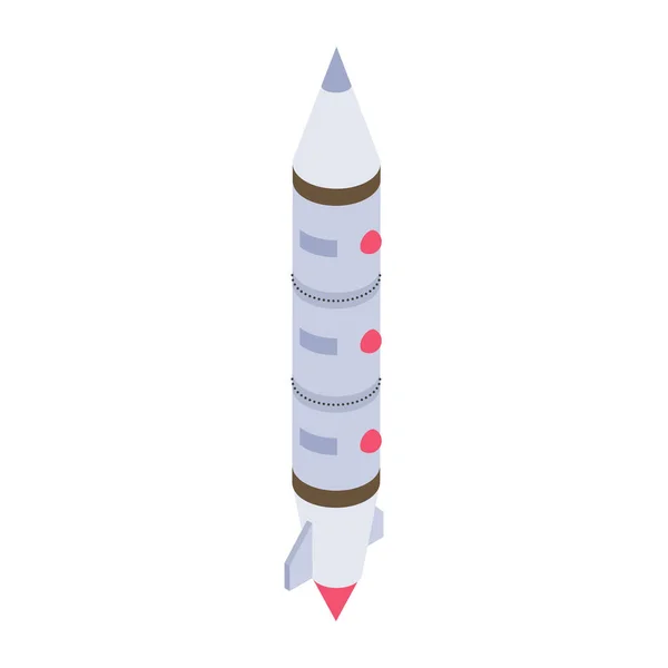 Rocket Web Icon Simple Design — Stock Vector