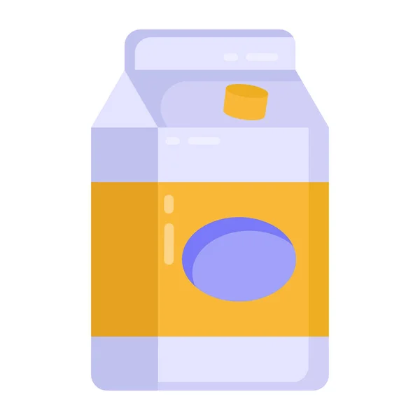 Bouteille Lait Illustration Simple — Image vectorielle