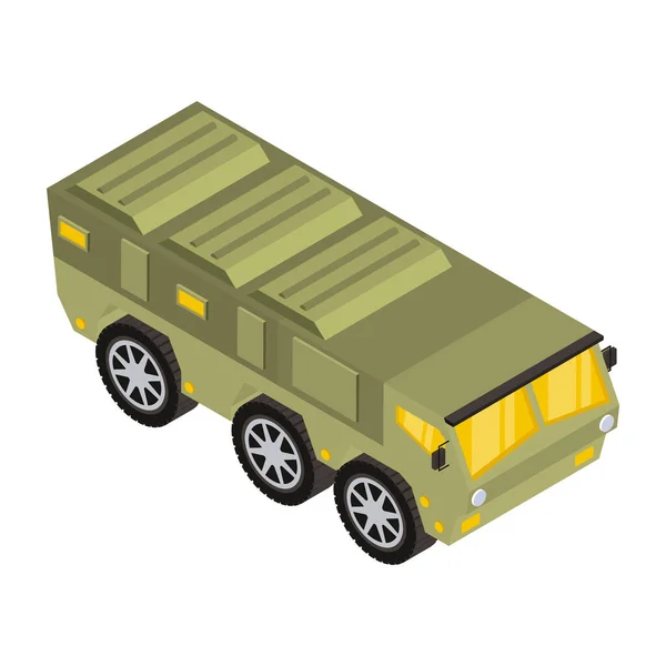 Στρατιωτικό Εικονίδιο Αυτοκινήτου Ισομετρικά Διανυσματικά Εικονίδια Αστυνομικών Οχημάτων Για Σχεδιασμό — Διανυσματικό Αρχείο