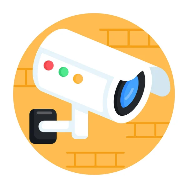 Security Camera Simple Illustration — Stock Vector