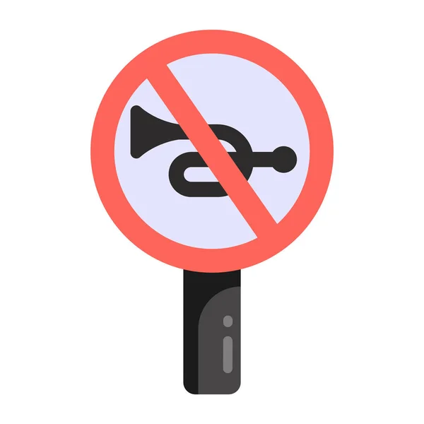 Bez Ikony Parkovacího Znaku Ploché Ilustrace Bez Vektorových Ikon Pro — Stockový vektor