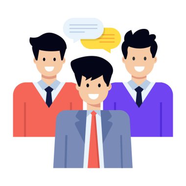 iş adamları ve takım çalışması ikon vektör illüstrasyon tasarımı