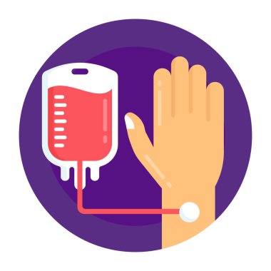 kan bağışı ikonu vektör illüstrasyon grafik tasarımı