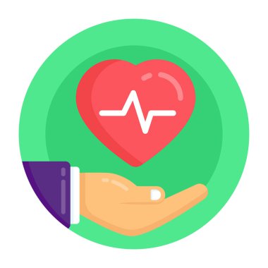 sağlık hizmeti düz simgesi