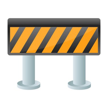 Bir trafik konisinin vektör illüstrasyonu