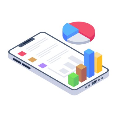 silo modern simgenin izometrik vektör illüstrasyonu