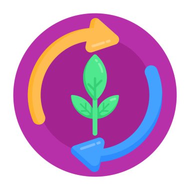 ekoloji, çevre, bitki, tasarruf, enerji, eko, geri dönüşüm, vektör illüstrasyonu