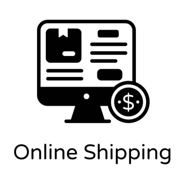 çevrimiçi gönderim ağı vektör illüstrasyonu