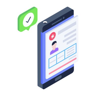 Cep telefonlu akıllı telefon ve ekranlı tablet. vektör illüstrasyonu