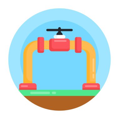 Modern otomatik simgenin vektör illüstrasyonu