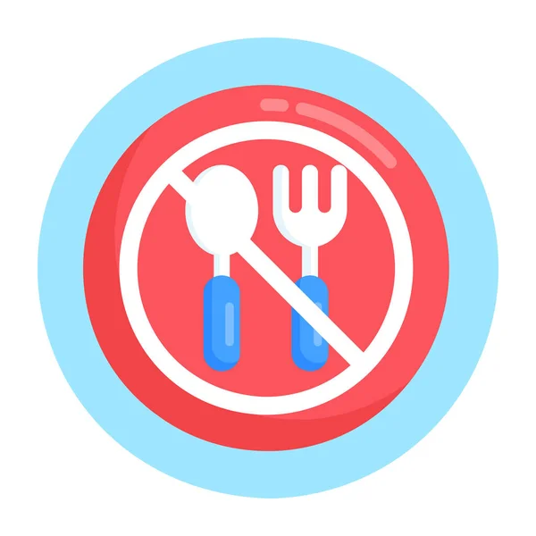 Tenedor Cuchara Icono Vector Señal Comida Ilustración Símbolo Aislado — Archivo Imágenes Vectoriales