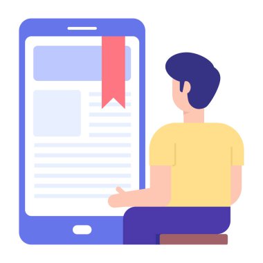 Online eğitim. Web simgesi