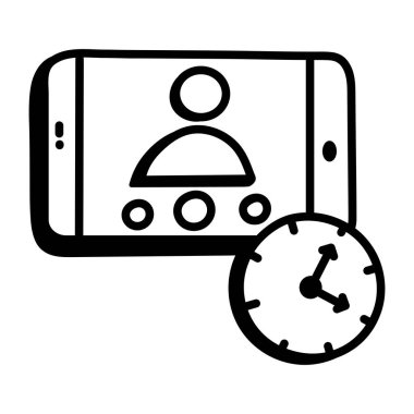 cep telefonu simgesi. vektör illüstrasyonu