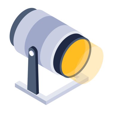 Dürbün. Web simgesi basit illüstrasyon