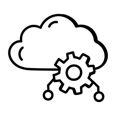 Bulut hesaplama. Web simgesi