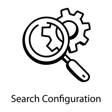 Arama motoru optimizasyonu düz simgesi