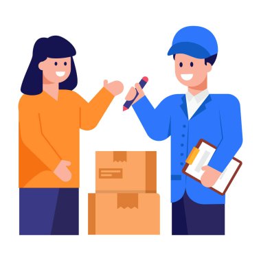 servis hizmeti web simgesi vektör illüstrasyonu 