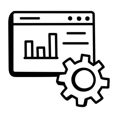 seo optimizasyon simgesi vektör çizimi