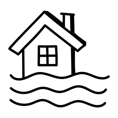 ev simgesi vektör illüstrasyonu