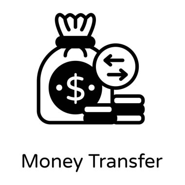 Dolar vektör simgesi modern basit tasarım