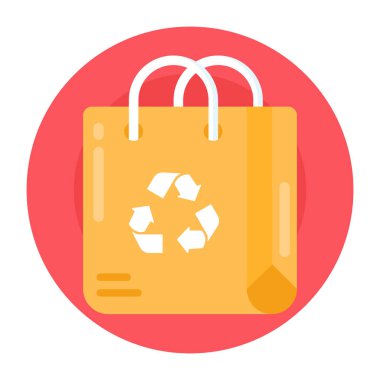 Alışveriş çantası. Basit tasarım