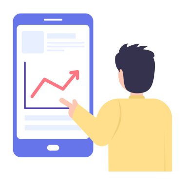 Akıllı telefonu ve cep telefonu olan adam.