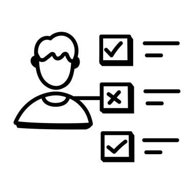 kullanıcı simgesi vektörü beyaz arkaplanda izole edildi