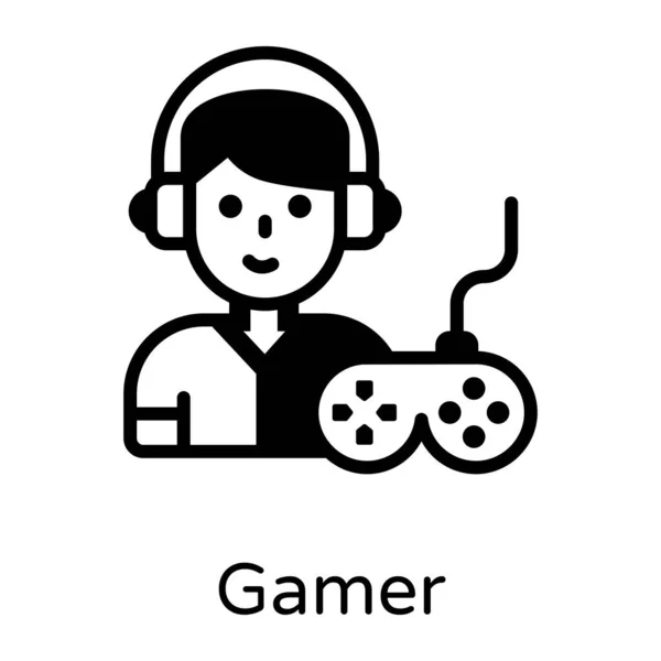 Gaming Controller Joystick Icon — Stock Vector