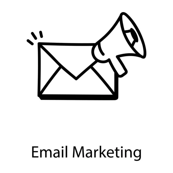 Mail Marketing Web Icon Vektor Illustration — Stockvektor