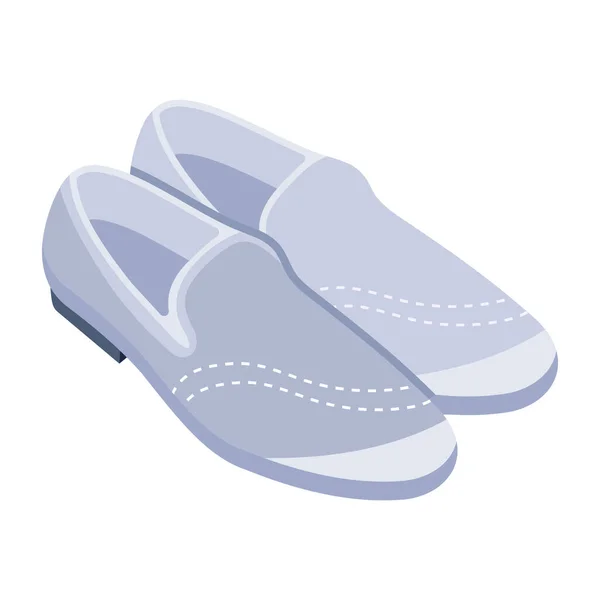 Zapatillas Icono Web Ilustración Simple — Vector de stock