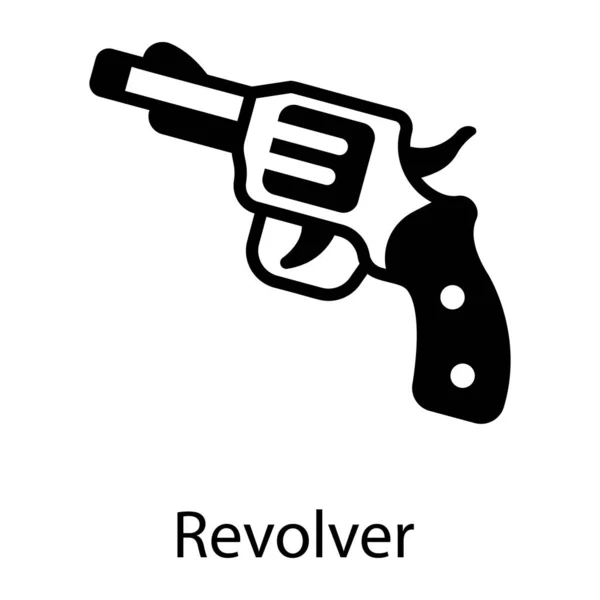 Gun Web Symbol Einfache Illustration — Stockvektor