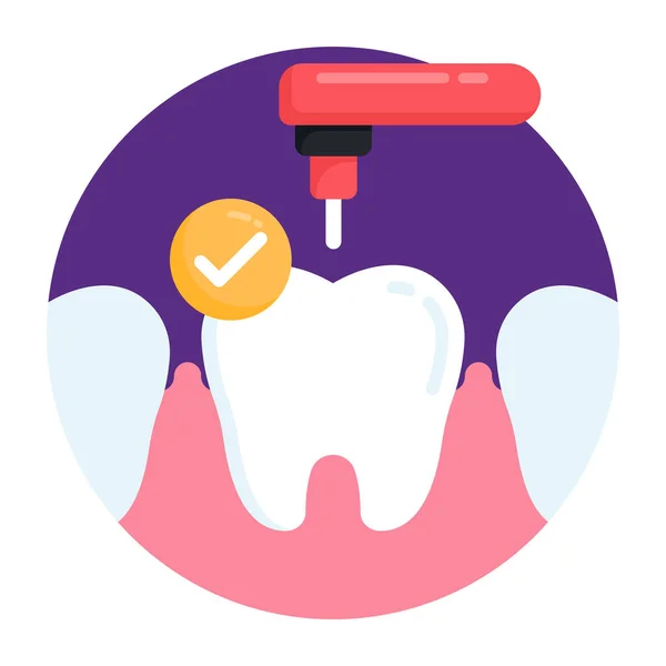 Concepto Cuidado Dental Con Diseño Iconos Ilustración Vectorial Eps Gráfico — Vector de stock